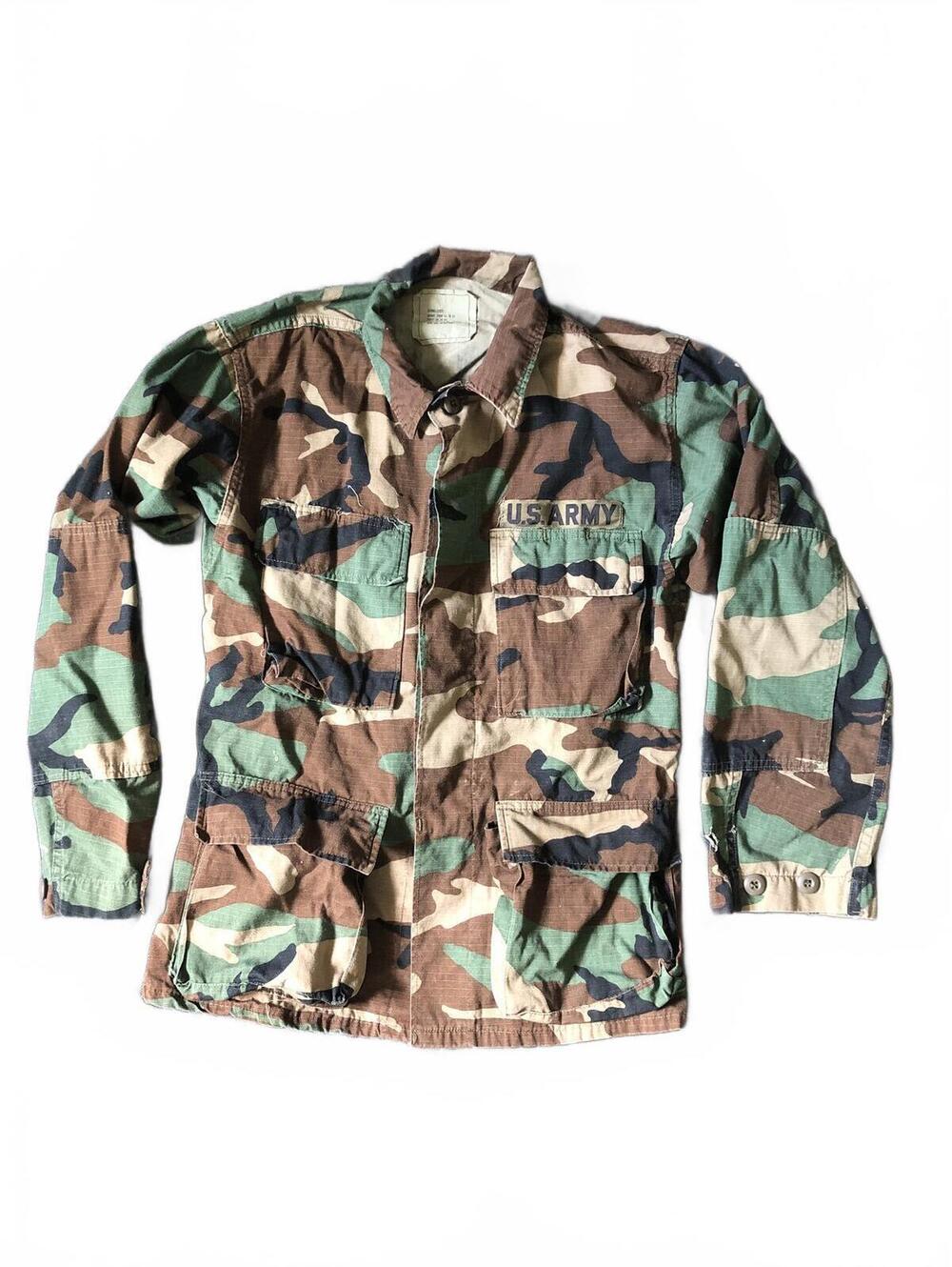Vintage U.S. Army Camouflage Jacket X-Small Short